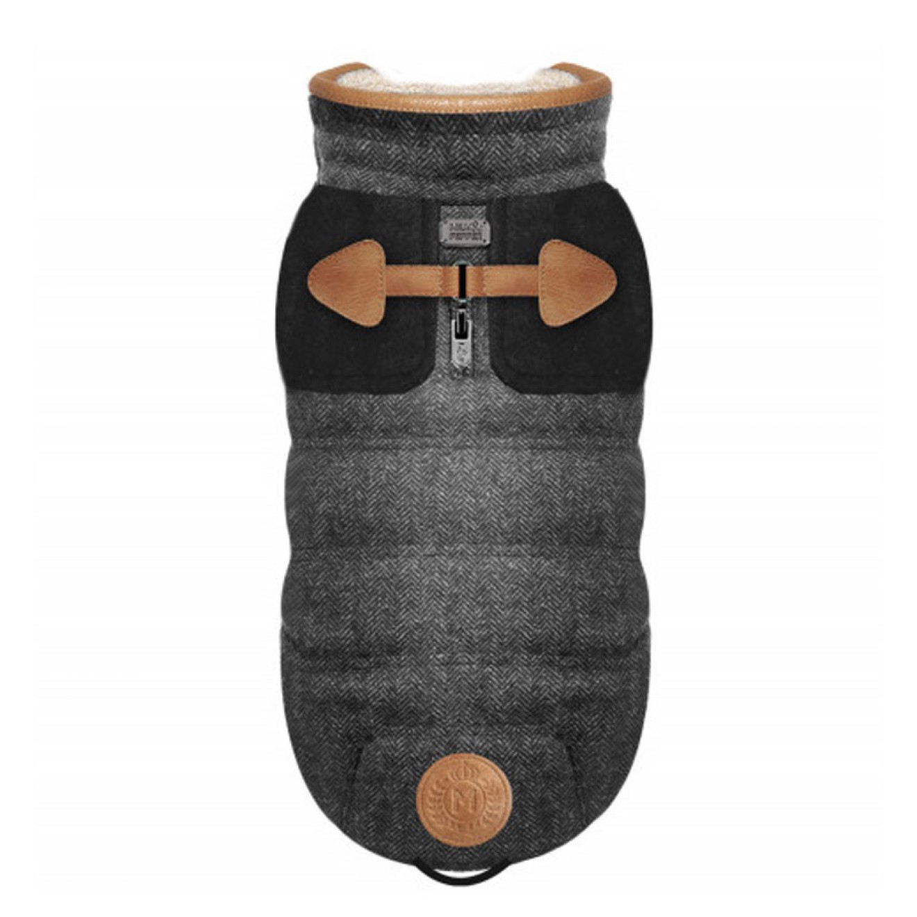 Milk & Pepper Hundemantel Sullivan grau