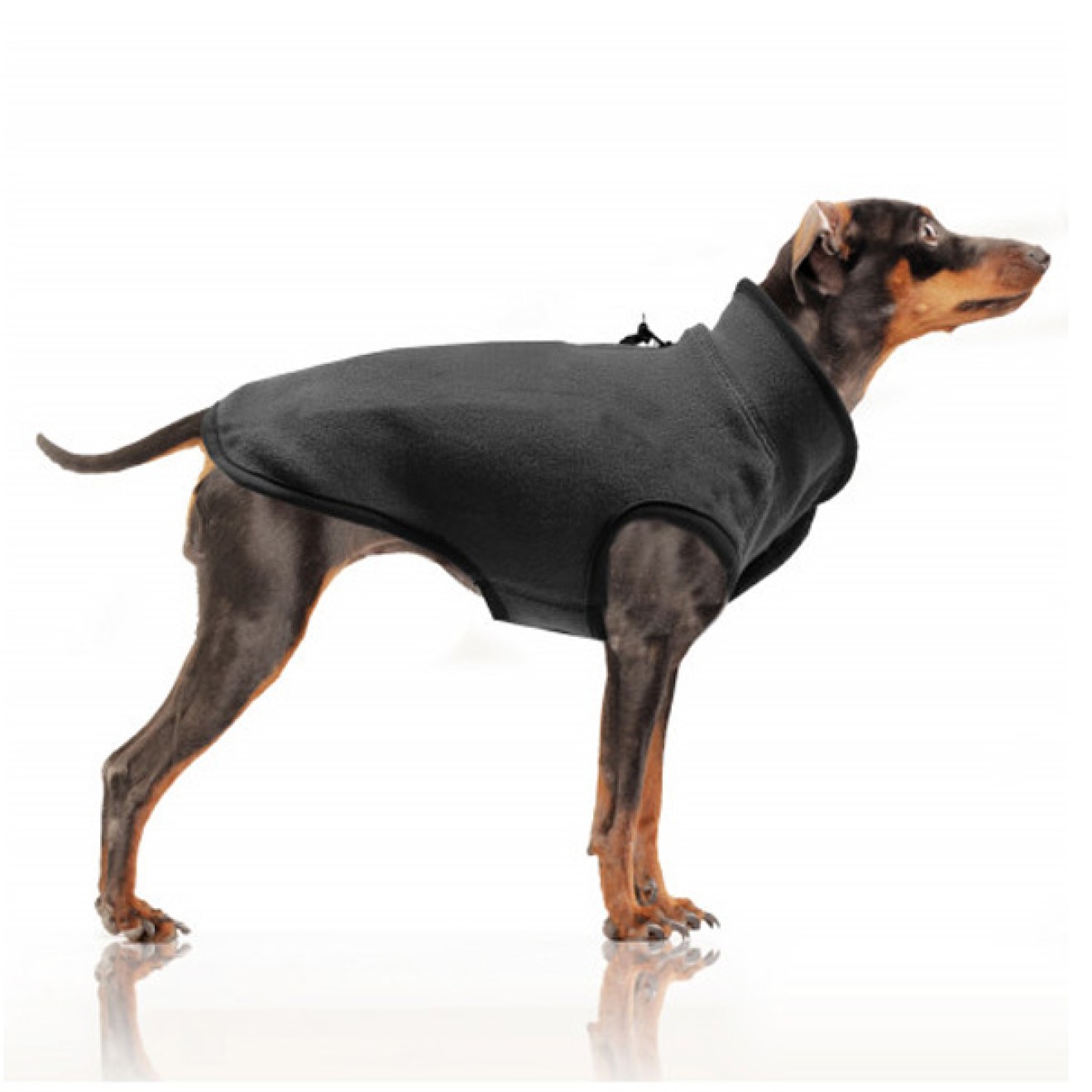 Milk & Pepper Fleece-Hundeweste Antarctik Grey