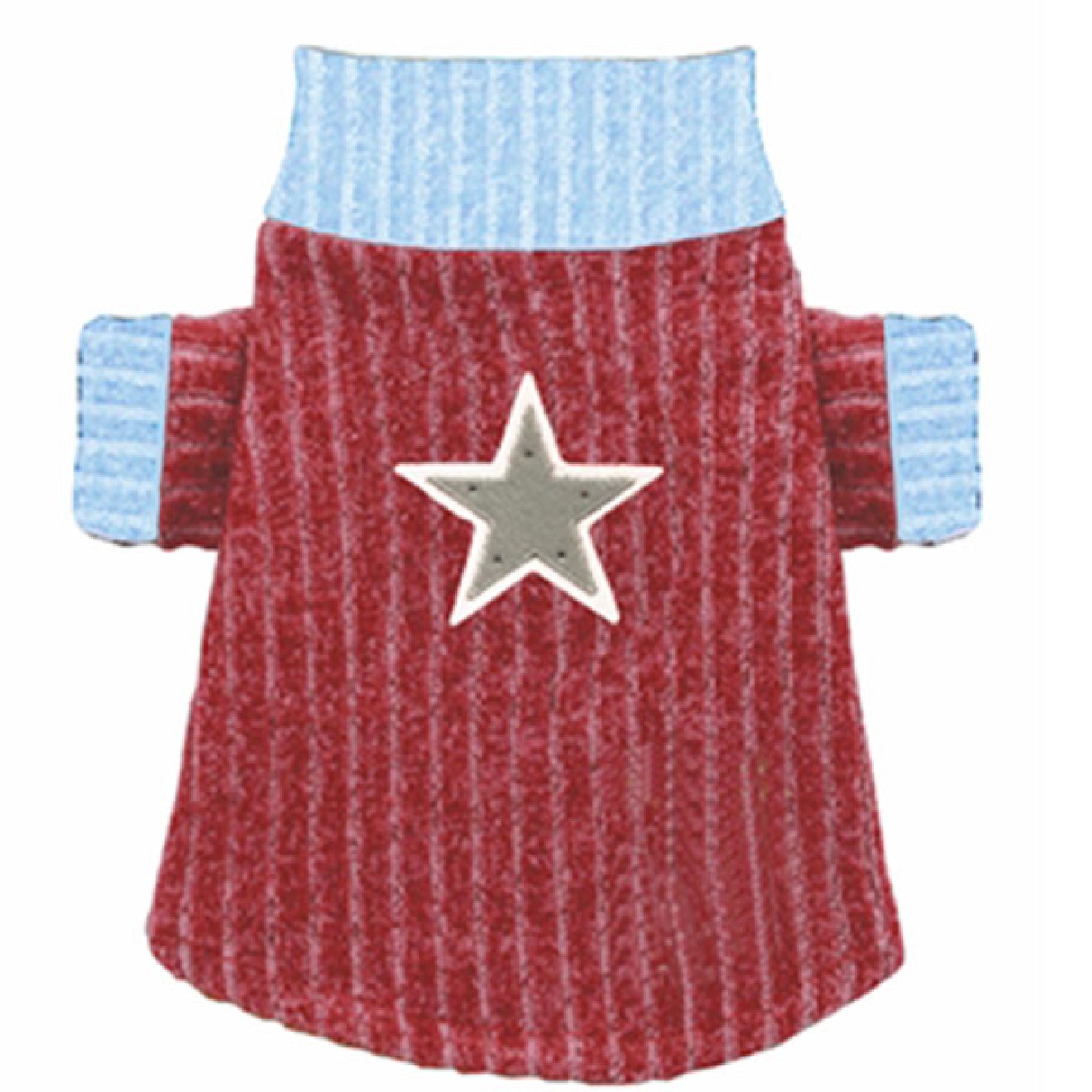 Rollkragen-Hundepulli STAR auch für Mops & Bully
