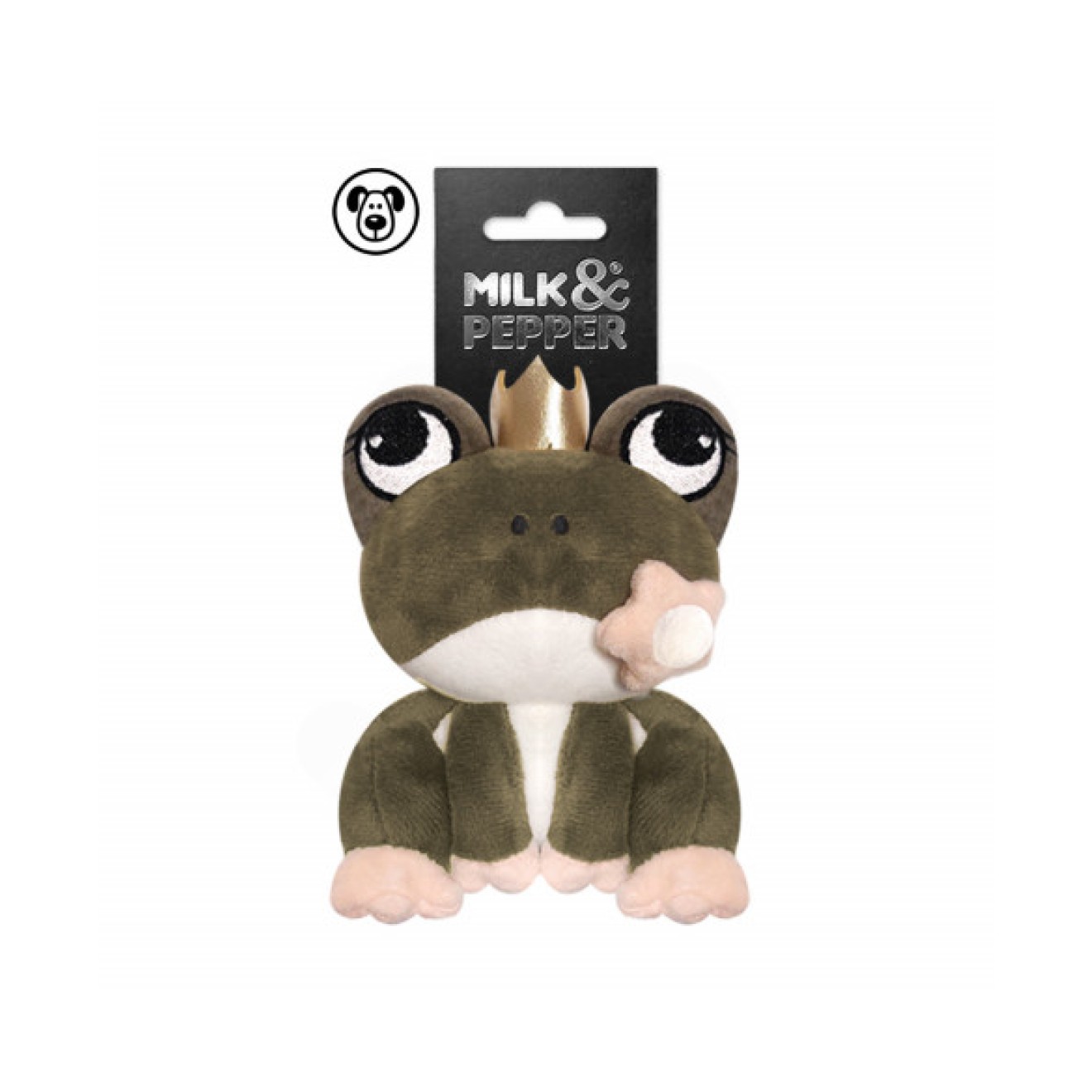 Plüsch-Hundespielzeug VICKY der Froschkönig