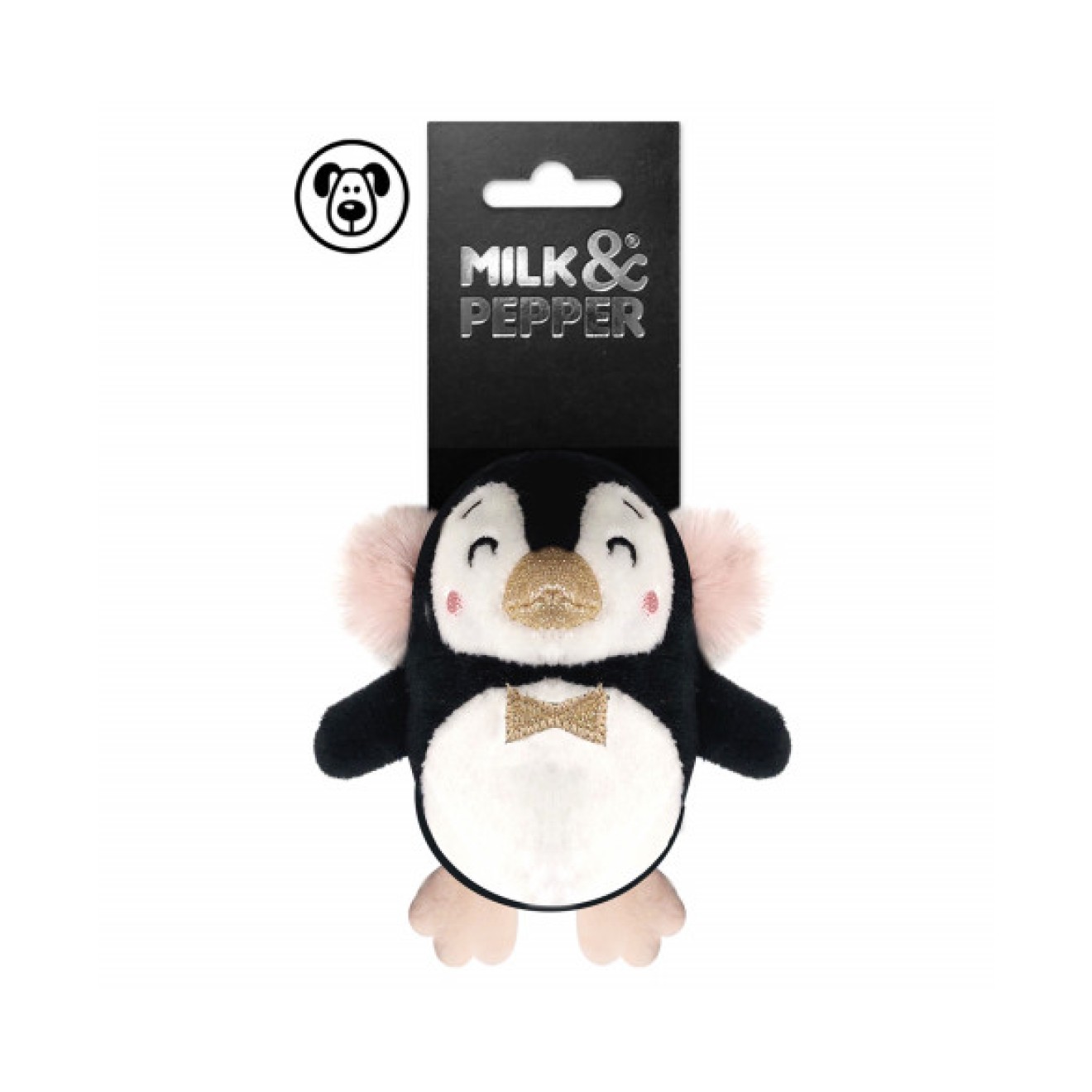 Plüsch-Hundespielzeug PETIT PINGUIN NUNA Milk & Pepper