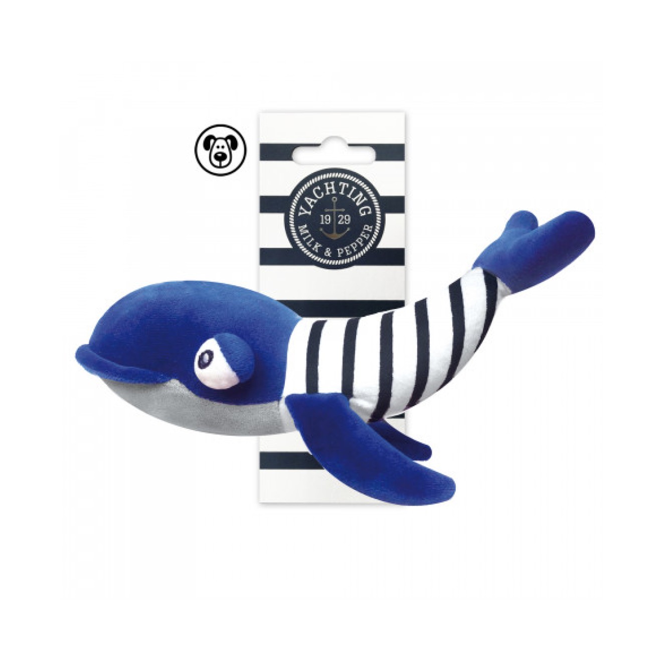 Hundespielzeug blauer Wal Rozen Toy