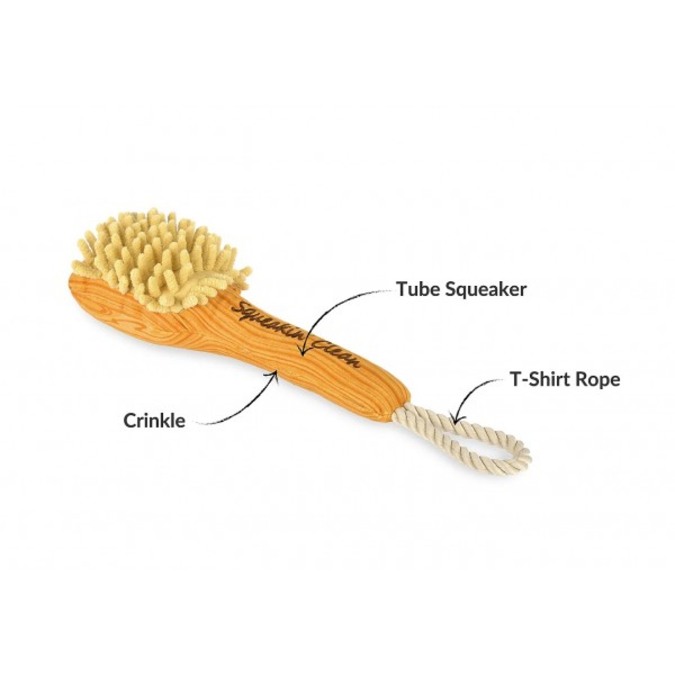 Strapazierfähiges Hundespielzeug Splish Splash Bürste