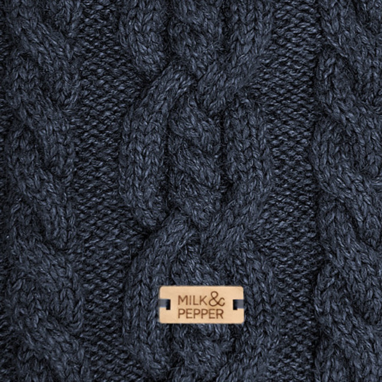 Zopfstrick-Hundepullover Donovan navy Gr. 32