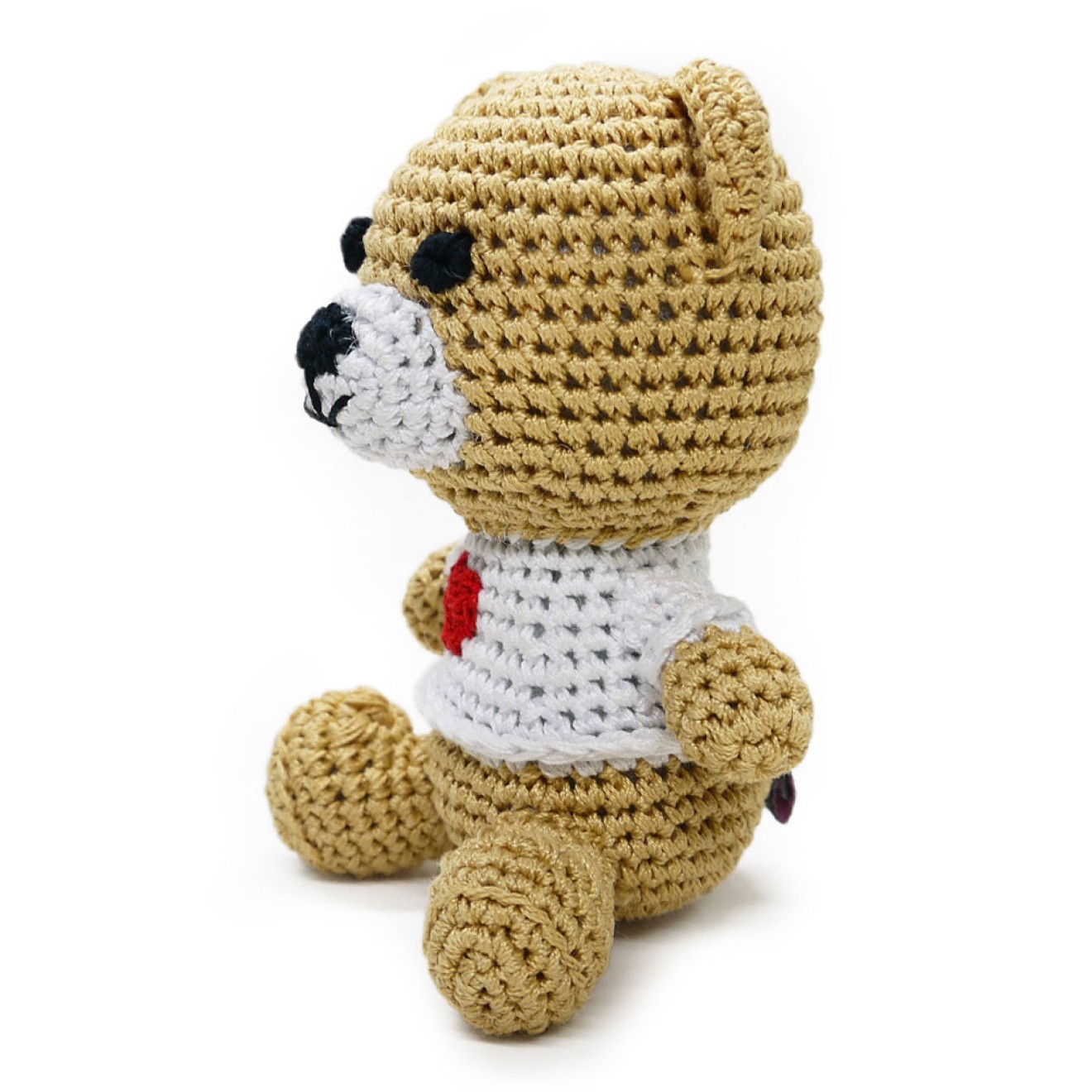 Häkel-Hundespielzeug LIEBLINGS-TEDDY