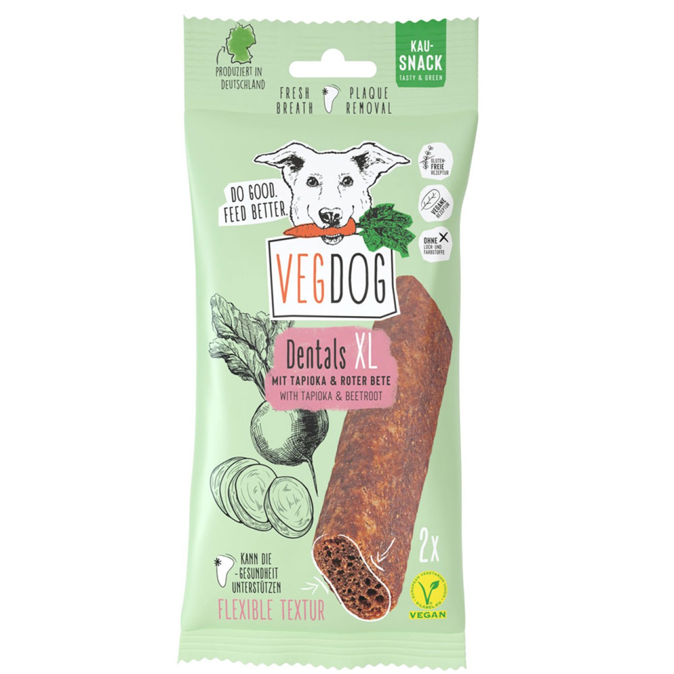 Veggie-Kau-Snack DENTALS XL für Hunde