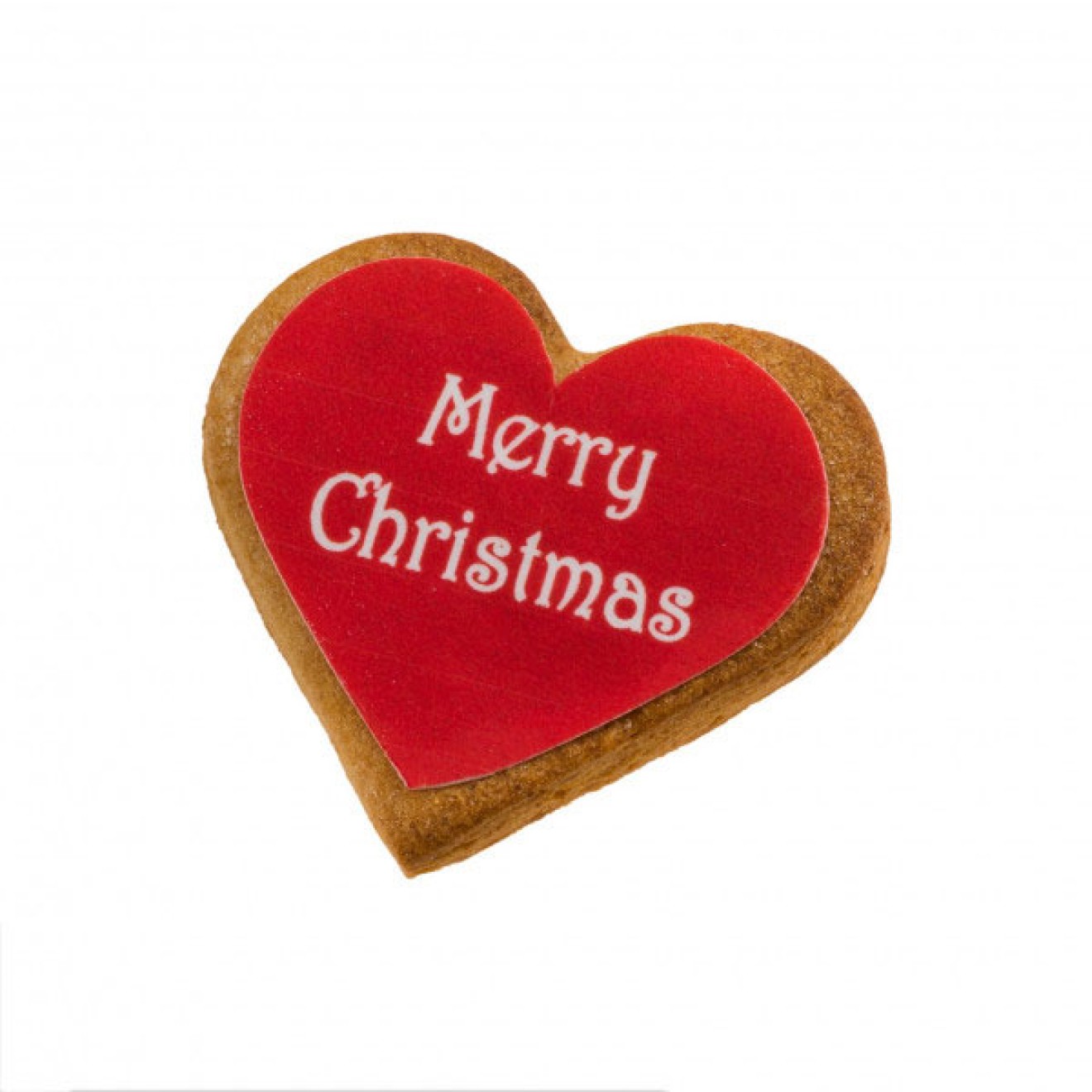 Herz-Hundekeks Merry Christmas