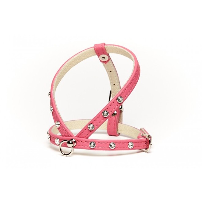 Hundegeschirr MY PETIT pink 35 cm Bauchgurt