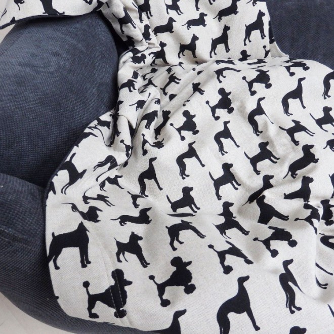 Luxus-Hundeplaid PURE DOGS 110 x 90 cm