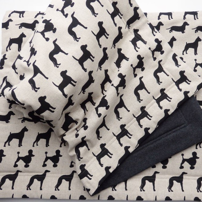 Luxus-Hundeplaid PURE DOGS 110 x 90 cm