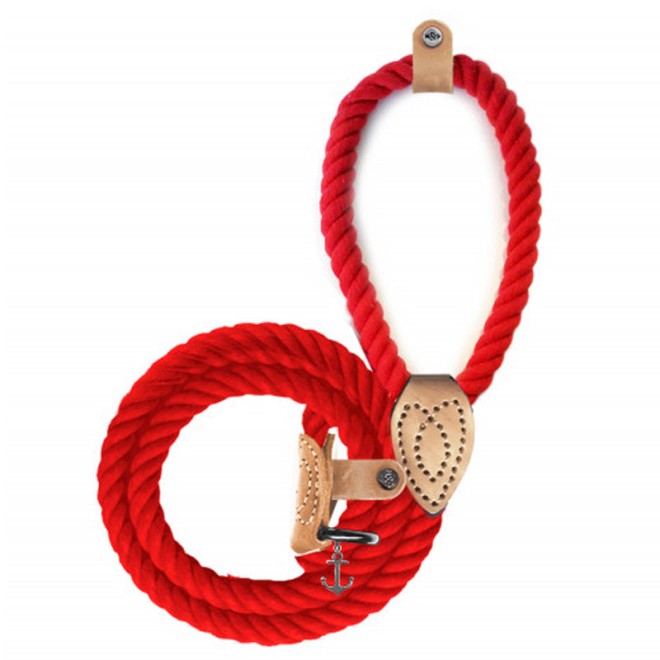 Tau-Retriever-Moxonleine Nemo rot für mittelgroße und große Hunde