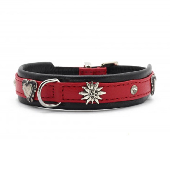 Alpen-Lederhalsband Spatzerl mini