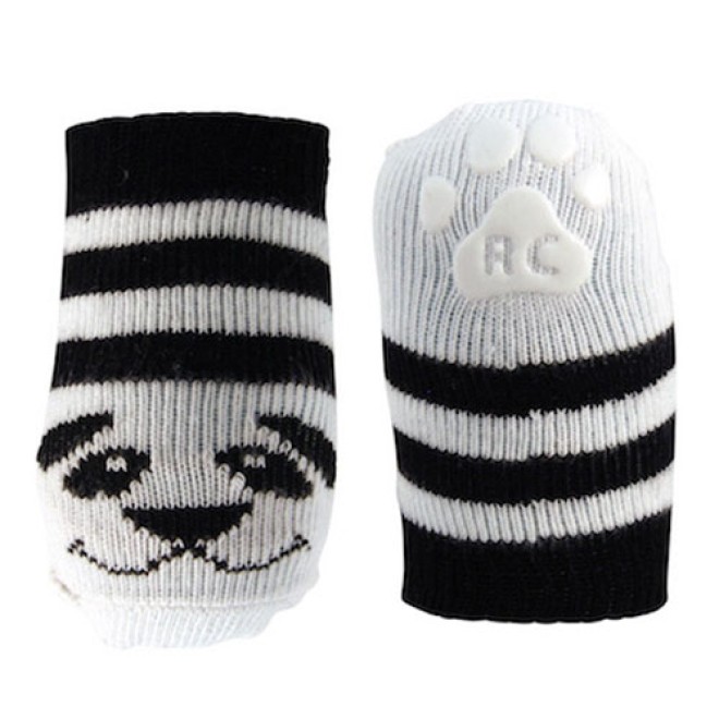 Antirutsch-Hundesocken PANDA, Gr. M, 4 Socken