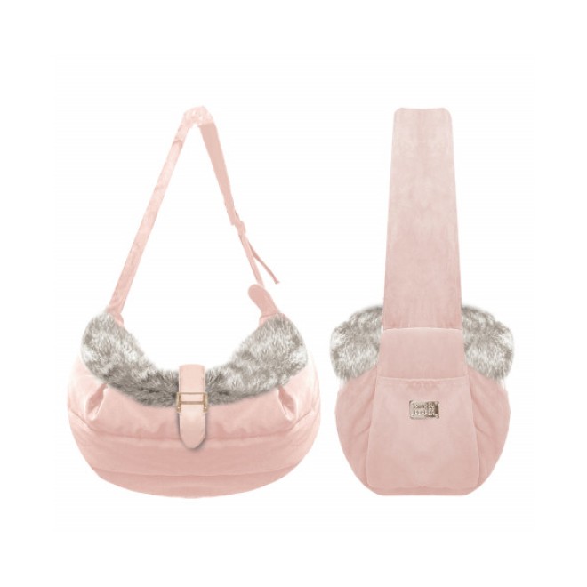 Milk & Pepper Sling-Hundetragetasche ANTOINETTE rosa