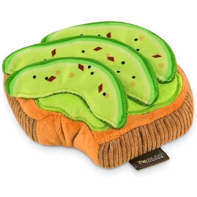 Robustes Plüsch-Hundespielzeug AVOCADOTOAST von P.L.A.Y.