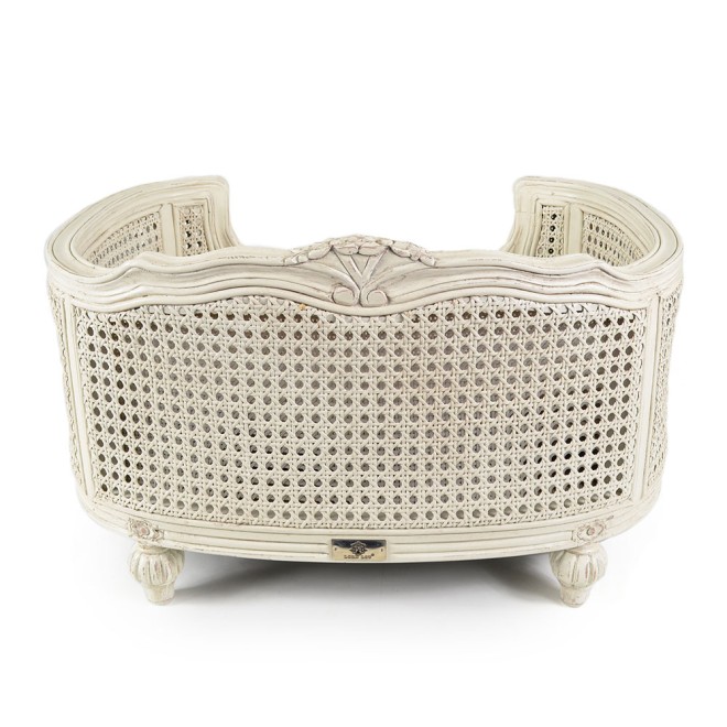 Barock-Katzensofa Louis XVI Arthur ecru