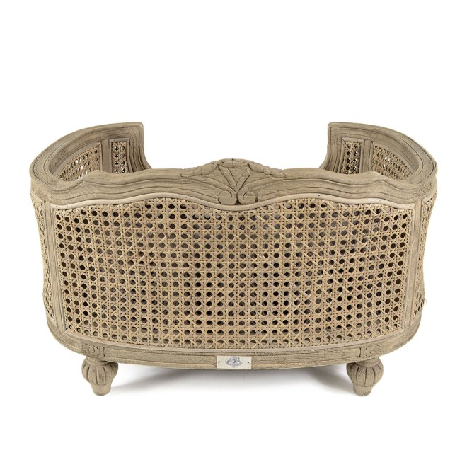 Barock-Hundesofa Louis XVI Arthur taupe Gr. S, M, L