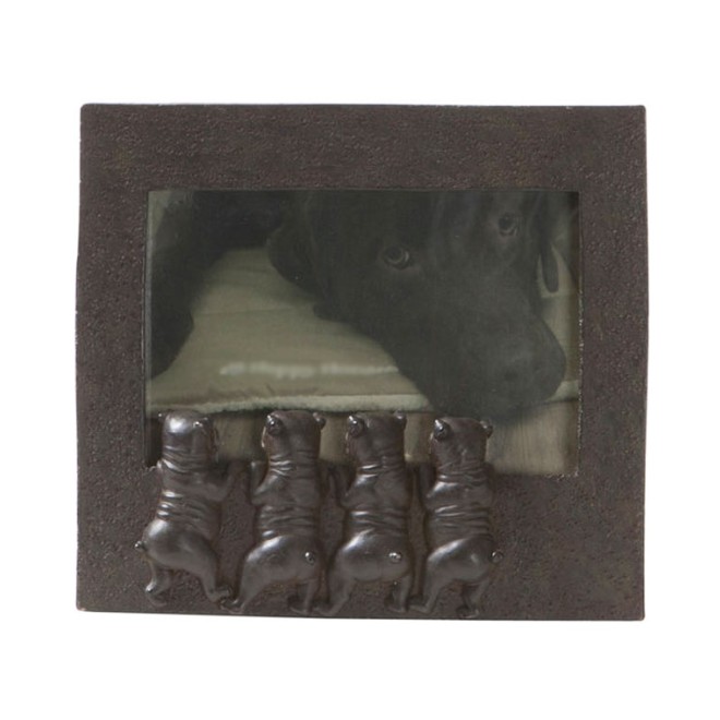 Süsser Bilderrahmen mit Mops-Motiv