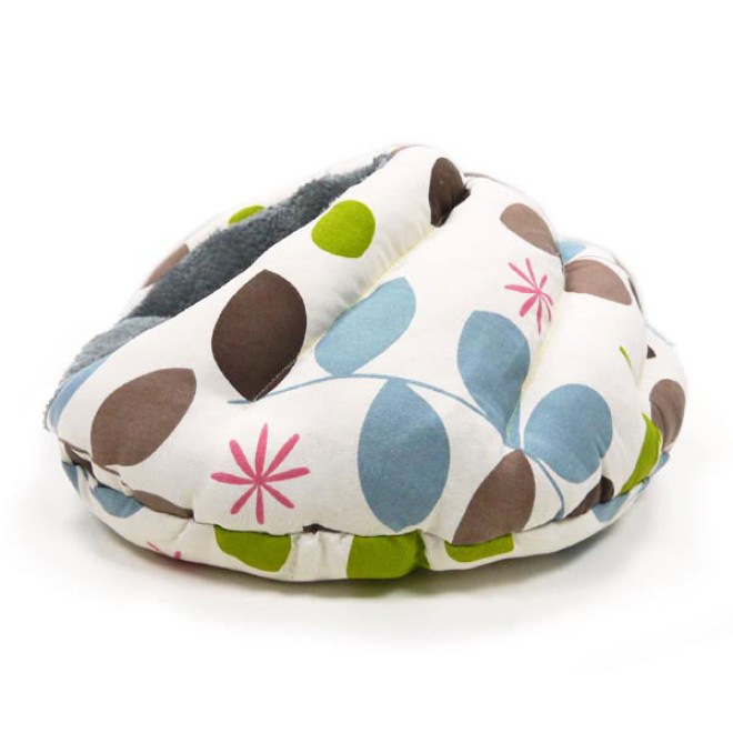 Burger-Hundebett mit Kuschel-Faktor