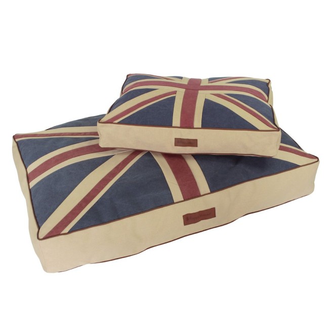 Canvas-Hundekissen Union Jack Gr. XS - L