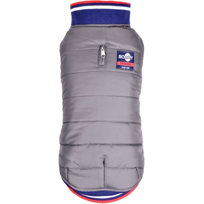 Gefütterter Hundemantel im College-Look Gr. 36