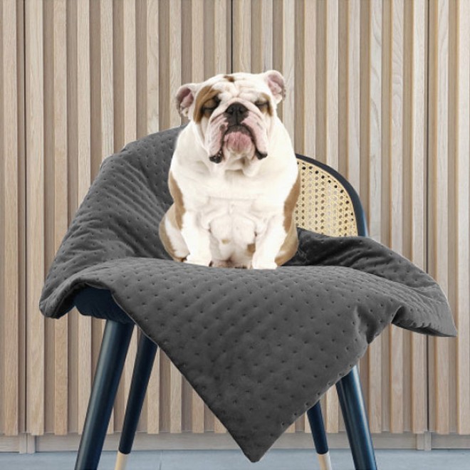 Milk & Pepper Hundedecke OPERA grey