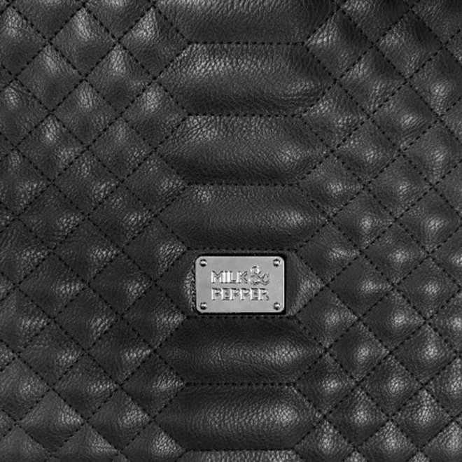 Milk & Pepper Luxus-Hundetasche Janis Black