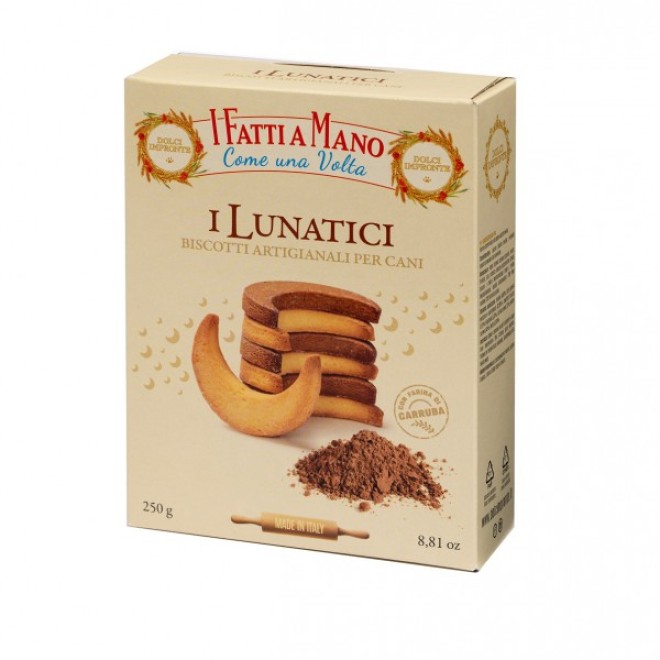 Hundekekse Lunatici mit Carob-Flour 250g