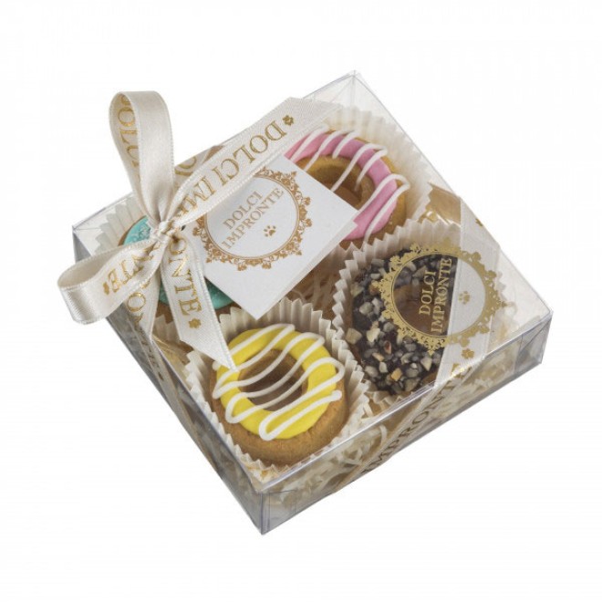 Italienische Do(g)nuts für Hunde 4 Stück in Geschenkbox