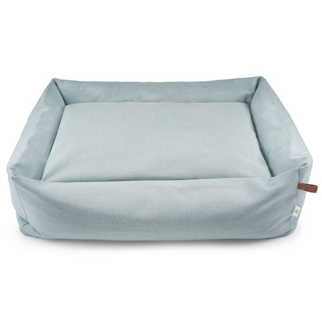 Eco Hundebett mit Korkfüllung Nordic hellblau