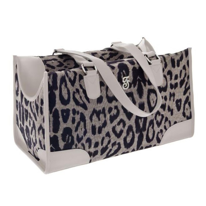 Edle Hundetasche Florenz Leopard Design
