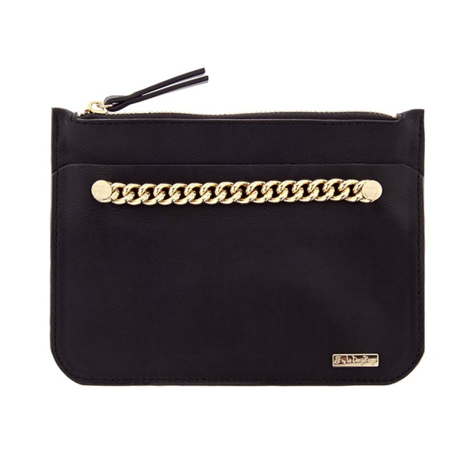 Exklusive Leckerlitasche DangeRouge black mit goldener Kette