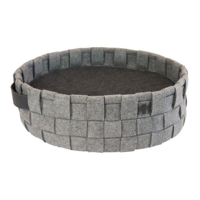 Filz-Hunde- oder Katzenbett HH gris