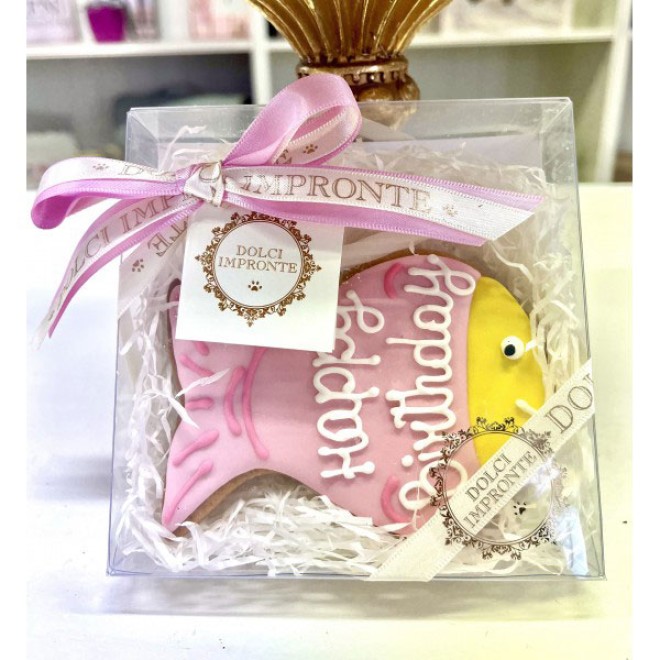 Katzen-Geburtstagstorte rosa & hellblau