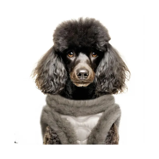 Softgeschirr ENOLA mit Kunstfell taupe