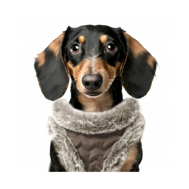 Softgeschirr LOUIS braun mit Kunstfell