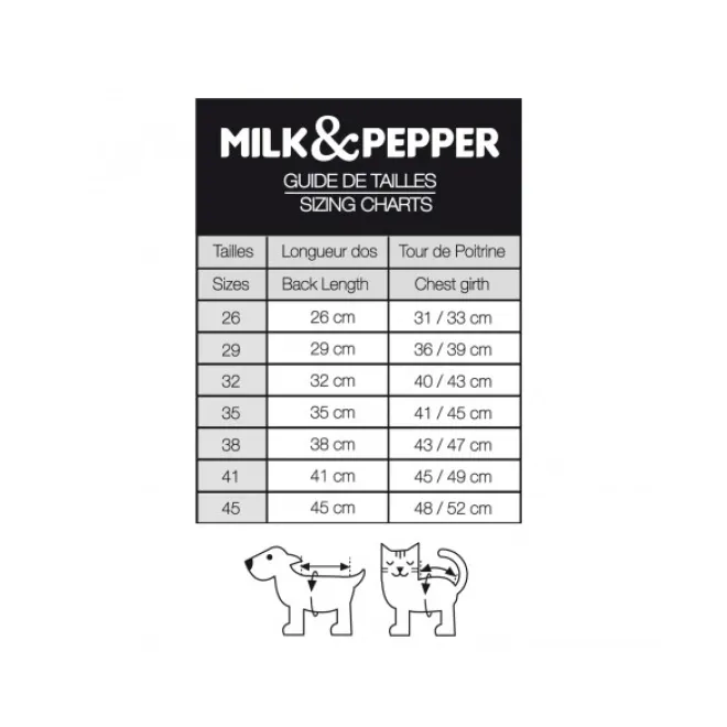 Daunenjacke BERYL braun mit abnehmbaren Kragen von Milk & Pepper