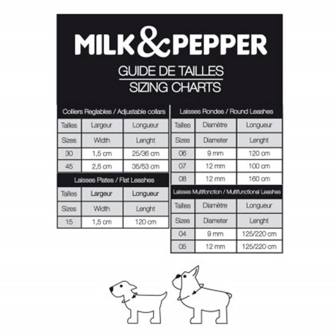Milk & Pepper geflochtenes Hundehalsband KAYA Orange mit Quaste
