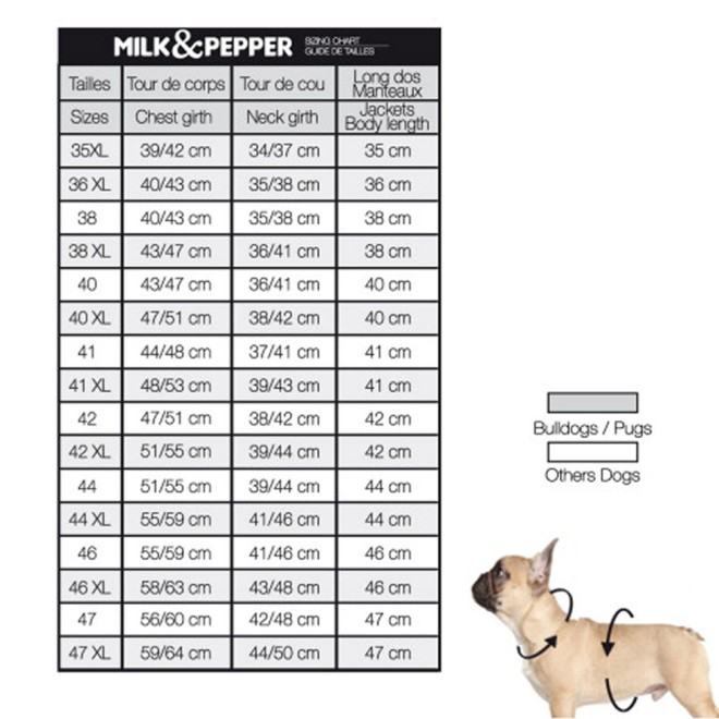 Milk & Pepper Hundejacke Avoriaz mit abnehmbarer Kapuze Gr. 44