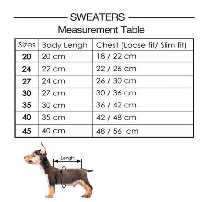 Milk & Pepper Strick-Hundepullover Kawaii kleine Rassen