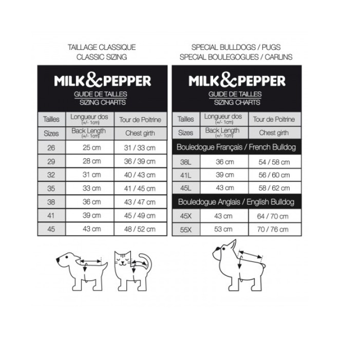 Hunde T-Shirt LOVE von Milk & Pepper