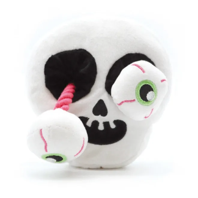 Halloween-Hundespielzeug Totenkopf SKULL EYES mit heraus springenden Augen