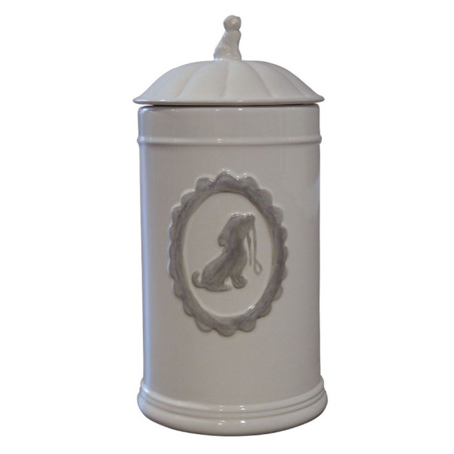 Happy House Keramikdose für Hundekekse offwhite