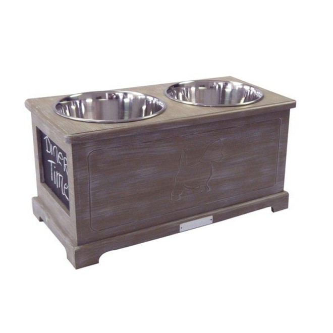 Holz-Futterstation HOME mit Kreidetafel