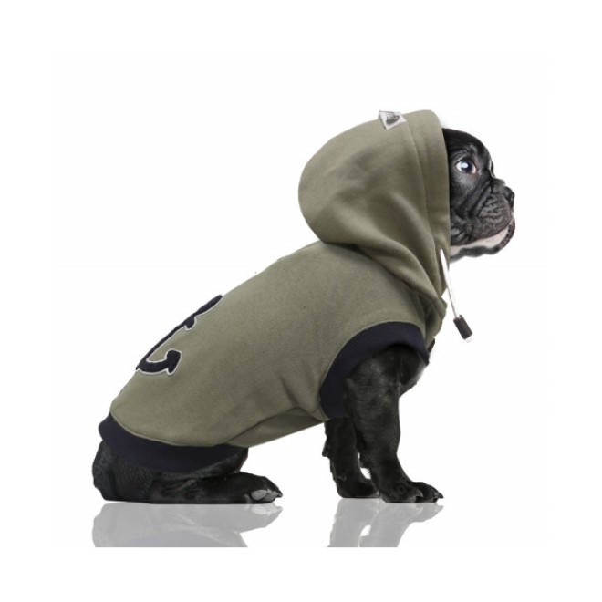 Maritimer Hunde-Hoodie TELIO aus Baumwolle