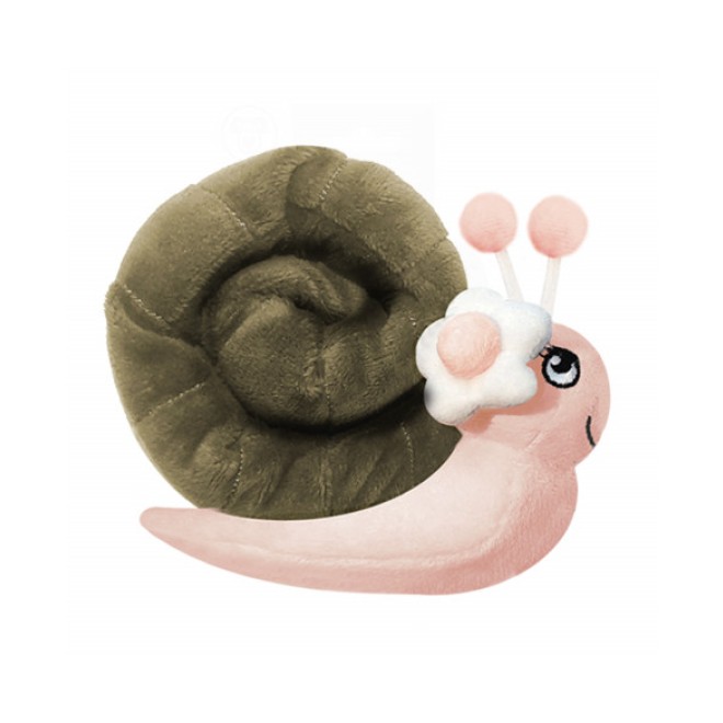 Plüsch-Hundespielzeug Schnecke JENNY zum Verstecken von Leckerli