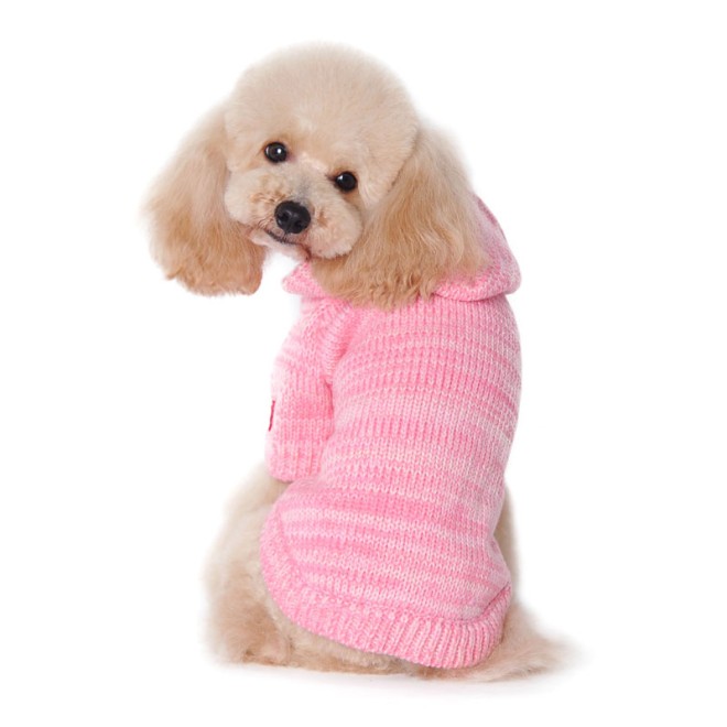 Hundestrickjacke Cozy pink - Kollektion NYC Gr. M