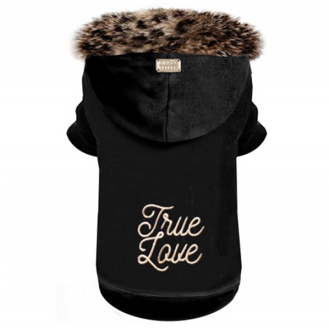 Milk & Pepper Hunde-Sweatshirtjacke KAFUE True Love