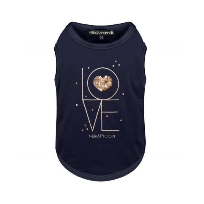 Hunde T-Shirt LOVE von Milk & Pepper