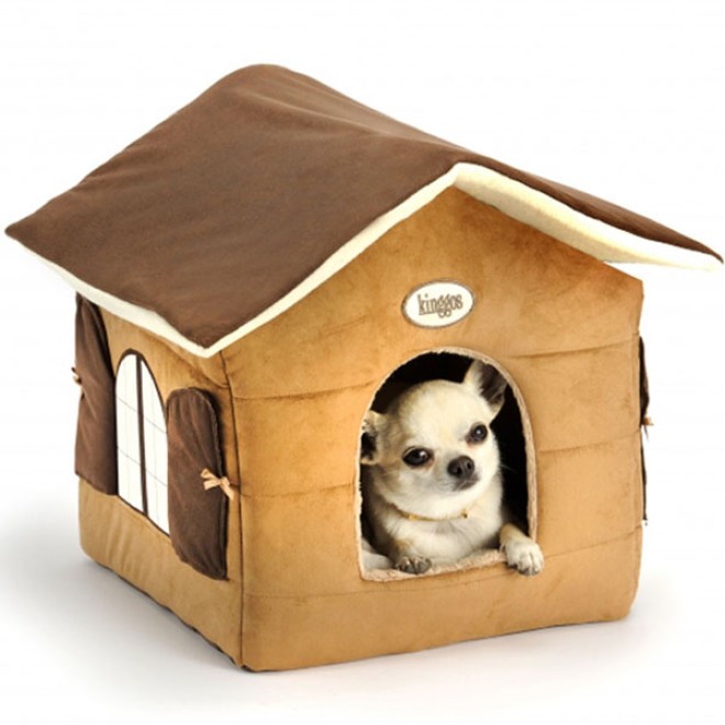Kinggos Hunde-Villa Camel Casita für kleine Hunde